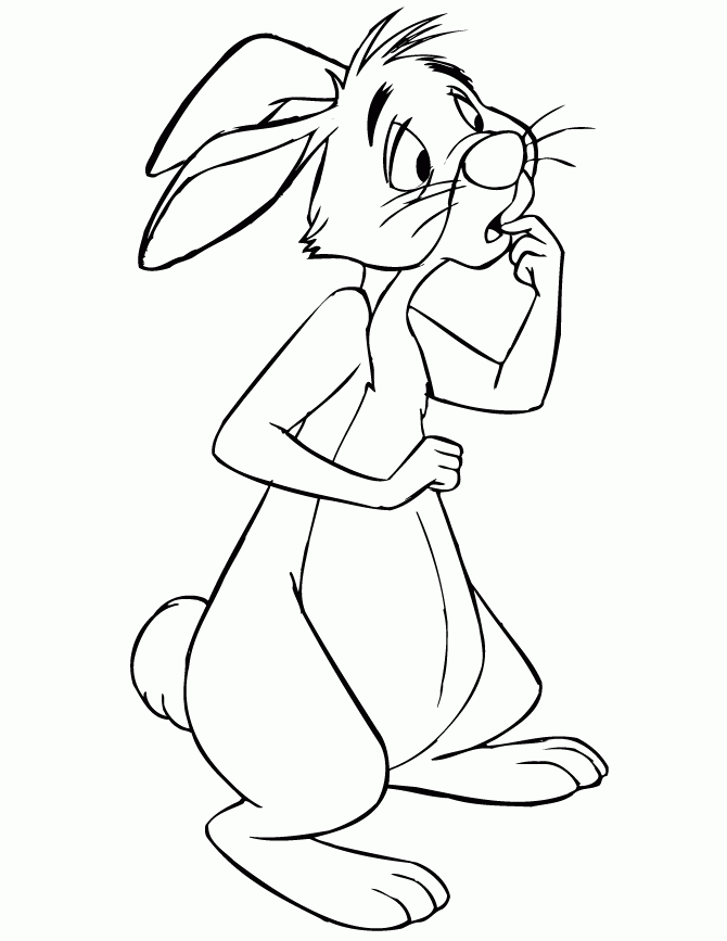 Dibujo del conejo Disney de Alicia